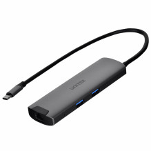 Unitek H1112F aktyvus USB-C 5 Gbps šakotuvas, HDMI RJ-45 PD 100 W Unitek H1112F aktyvus USB-C 5 Gbps šakotuvas, HDMI RJ-45 PD 100 W