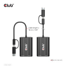 Club3D Adapteris USB C / A tipo HDMI / VGA St / Bu mažmeninei prekybai