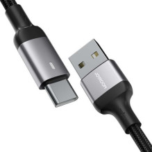Joyroom USB - Type-C Data Cable, 3A, 1.2m, Black (S-UC027A10)
