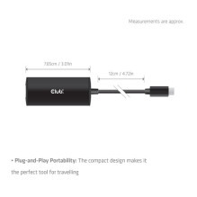 Adapter USB Club 3D Club3D USB-C to RJ45 10Gbps St / Bu retail (CAC-2531) Adapter USB Club 3D Club3D USB-C to RJ45 10Gbps St / Bu retail (CAC-2531)