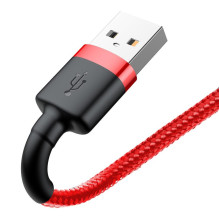 Baseus Lightning Cafule Cable 2A, 3m Red / Black (CALKLF-R09) Baseus Lightning Cafule Cable 2A, 3m Red / Black (CALKLF-R09)