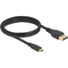 USB cable Delock USB-C - DisplayPort 1.5 m Black (86040)