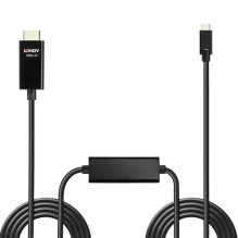 USB cable Lindy USB-C - HDMI 5 m Black (43315) USB cable Lindy USB-C - HDMI 5 m Black (43315)