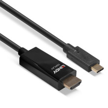 USB cable Lindy USB-C - HDMI 5 m Black (43315) USB cable Lindy USB-C - HDMI 5 m Black (43315)