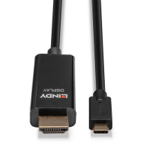 USB kabelis Lindy USB-C - HDMI 5 m juodas (43315) USB kabelis Lindy USB-C - HDMI 5 m juodas (43315)
