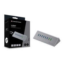 USB hub Conceptronic CONCEPTRONIC USB hub - 8x USB-A 60W, 2x USB-C 3.0 with power supply