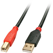 LINDY USB 2.0 aktyvus kabelis Tipas A / B M / M 10m LINDY USB 2.0 aktyvus kabelis Tipas A / B M / M 10m