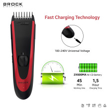 Brock BHC 2001 Hair Clipper, Black / Red