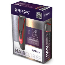 Brock BHC 2001 Hair Clipper, Black / Red