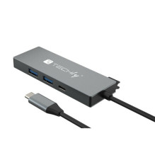 Techly USB-C hub 4 in 1