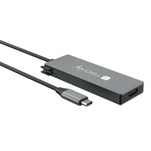Techly USB-C centrmezgls 4 in 1
