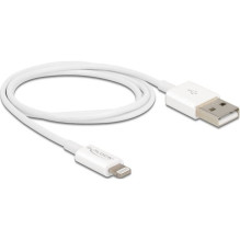DELOCK USB data / charging cable iPhone / iPad / iPod 1m White DELOCK USB data / charging cable iPhone / iPad / iPod 1m White