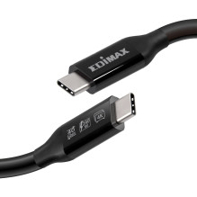EDIMAX USB4 / Thunderbolt3 kabelis 40 Gbit / s 1m Type C uz Type C EDIMAX USB4 / Thunderbolt3 kabelis 40 Gbit / s 1m Type C uz Type C