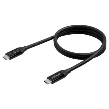 EDIMAX USB4 / Thunderbolt3 kabelis 40 Gbit / s 1m Type C uz Type C EDIMAX USB4 / Thunderbolt3 kabelis 40 Gbit / s 1m Type C uz Type C