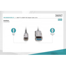 USB Cable Digitus USB-C - HDMI 20 m Black (AK-330150-200-S) USB Cable Digitus USB-C - HDMI 20 m Black (AK-330150-200-S)