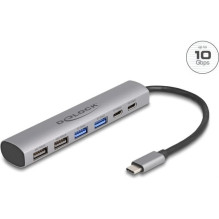 Delock 6-port USB hub with...