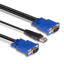 LINDY Combined KVM and USB Cable 2m