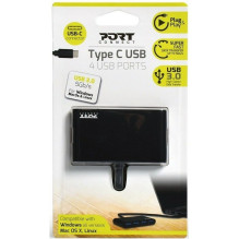 USB hub with 4 USB 3.0 Type-C ports