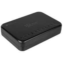 GC USB desktop fast charging station 200W, 10-port (10x USB-C™), black