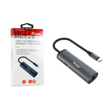 Equip Prijunkite 1-1 USB-C prie GbE, 100W USB-C 0.15m