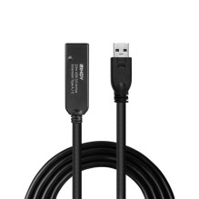 USB kabelis Lindy USB-A - USB-C 10 m juodas (43376) USB kabelis Lindy USB-A - USB-C 10 m juodas (43376)