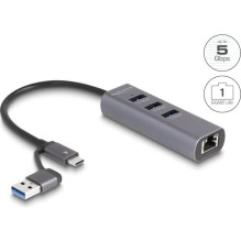 DELOCK 3 prievadų USB 5...