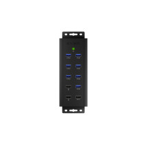 USB centrmezgls Icy Box 7x USB-A 3.0 (IB-HUB1703-QC3)