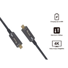USB cable Equip USB-C - USB-C 5 m Black (119461)