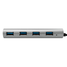 Hub ar 4xUSB 3.1, USB-C, alumīnija korpuss Hub ar 4xUSB 3.1, USB-C, alumīnija korpuss