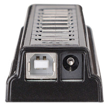 MANHATTAN USB-HUB 10-Port USB 2.0 Desktop Hub Black MANHATTAN USB-HUB 10-Port USB 2.0 Desktop Hub Black