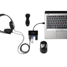 USB centrmezgls Kensington 4x USB-A 3.0 (K39121EU) USB centrmezgls Kensington 4x USB-A 3.0 (K39121EU)