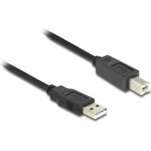 USB kabelis Delock USB-A - USB-A 11 m Black (82915)