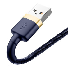 Baseus Lightning Cafule Cable QC 3.0, 1.5A, 2m Blue (CALKLF-CV3) Baseus Lightning Cafule Cable QC 3.0, 1.5A, 2m Blue (CALKLF-CV3)