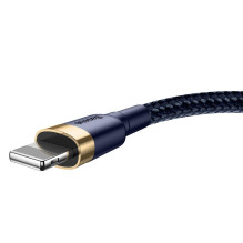Baseus Lightning Cafule kabelis QC 3.0, 1.5A, 2m Blue (CALKLF-CV3) Baseus Lightning Cafule kabelis QC 3.0, 1.5A, 2m Blue (CALKLF-CV3)