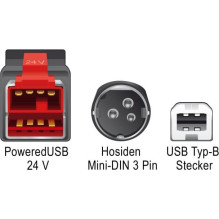 USB kabels Delock USB-A - 3 m Black (85489)