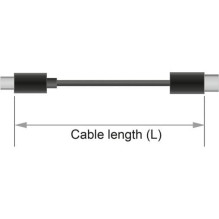 USB kabels Delock USB-A - 3 m Black (85489)