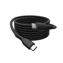 DIGITUS USB 3.2 kabelis Tips C - C silikona St / St 2m Black DIGITUS USB 3.2 kabelis Tips C - C silikona St / St 2m Black