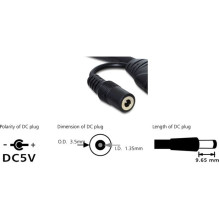 USB kabelis Delock USB-A - USB-A 10 m Black (83415) USB kabelis Delock USB-A - USB-A 10 m Black (83415)