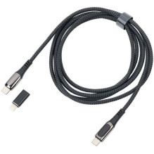 TROIKA įkrovimo laidas SPEEDY XL Black