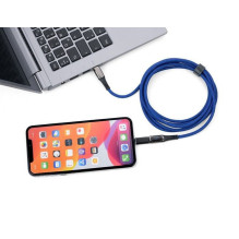 TROIKA Charging cable SPEEDY XL Blue
