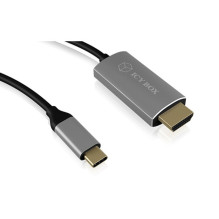HDMI adapteris IcyBox HDMI - USB Type C IB-CB020-C (b) mazumtirdzniecībā