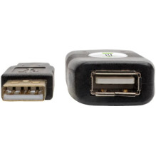 Techly USB 2.0 aktyvus prailginimo kabelis, didelės spartos, 10m, juodas