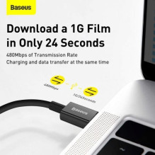 Baseus Type-C - Lightning Superior Series fast charging data cable, PD 20W, 1m, Black (CATLYS-A01) Baseus Type-C - Lightning Superior Series fast charging data cable, PD 20W, 1m, Black (CATLYS-A01)