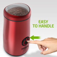 Brock CG 2050 RD Coffee Grinder 150W, Red