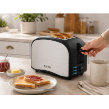 Brock BT 1003 SS Toaster 800W, Black / Steel