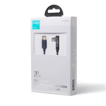 Joyroom Gaming Cable Lightning (Angled) - Type-C (Straight) cable 20W, 480mb / s, 1.2m, Blue (S-CL020A6) Joyroom Gaming Cable Lightning (Angled) - Type-C (Straight) cable 20W, 480mb / s, 1.2m, Blue (S-CL020A6)