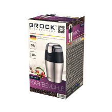 Brock CG 4050 SS Coffee Grinder 150W, Steel
