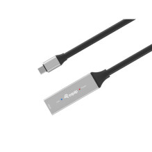 USB kabelis Equip USB-C3.2- C Gen1 aktīvs pagarinātājs USB-C 15.00m Black USB kabelis Equip USB-C3.2- C Gen1 aktīvs pagarinātājs USB-C 15.00m Black