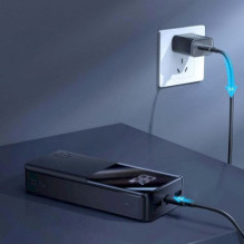 Joyroom Power Bank with Digital Display C+U+U, PD 22.5W, 20000 mAh with Micro-USB input, Black (JR-QP192) Joyroom Power Bank with Digital Display C+U+U, PD 22.5W, 20000 mAh with Micro-USB input, Black (JR-QP192)
