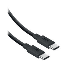 SBS USB-C to USB-C Nylon Cable 2m 240W Black